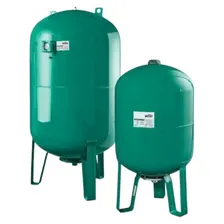 Бак мембранный Wilo WB Base Ду600 Ру25 200 л, резьба 1 ″, с опорами, корпус - металл