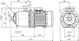 Насос Wilo MHI 403-1/E/1-230-50-2