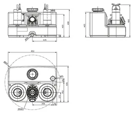 Напорная установка Wilo DrainLift SANI-L.12M/1