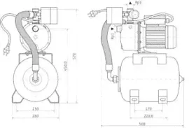 Насосная станция Wilo HWJ 20 L 204