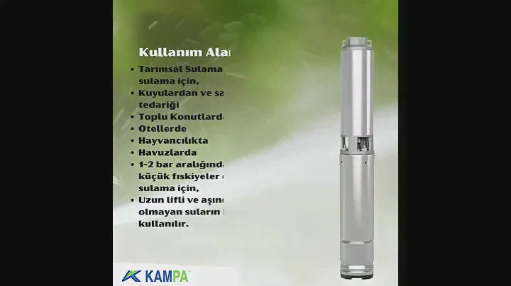 Wilo Actun FIRST SPU4 04 05 B 50 0,37   0 5 Hp 220 Volt Motorlu Derin Kuyu Dalgıç Pompa 32 mss 5 4 m